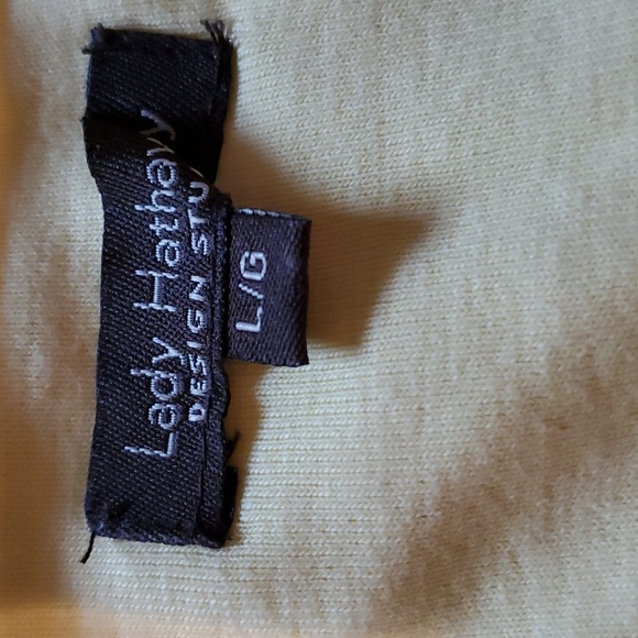 Three Lady Hathaway tank tops size large and red yellow and brown with beaded ac - Picture 5 of 5